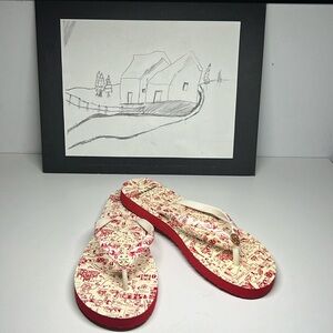 Tory Burch Printed Women’s Flip-Flops Size 8